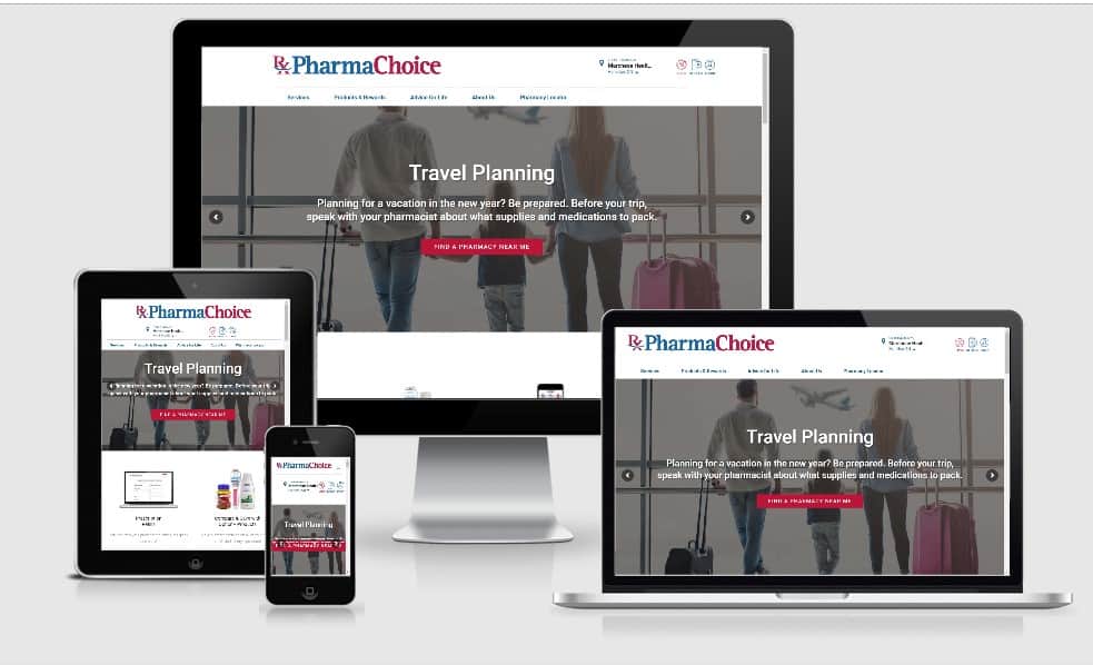 pharmachoice website design