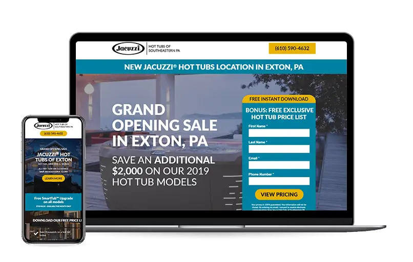 grand opening responsive