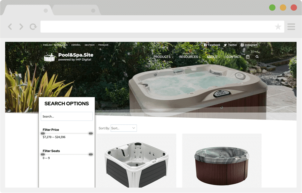 dealer template mockup by IMP Digital