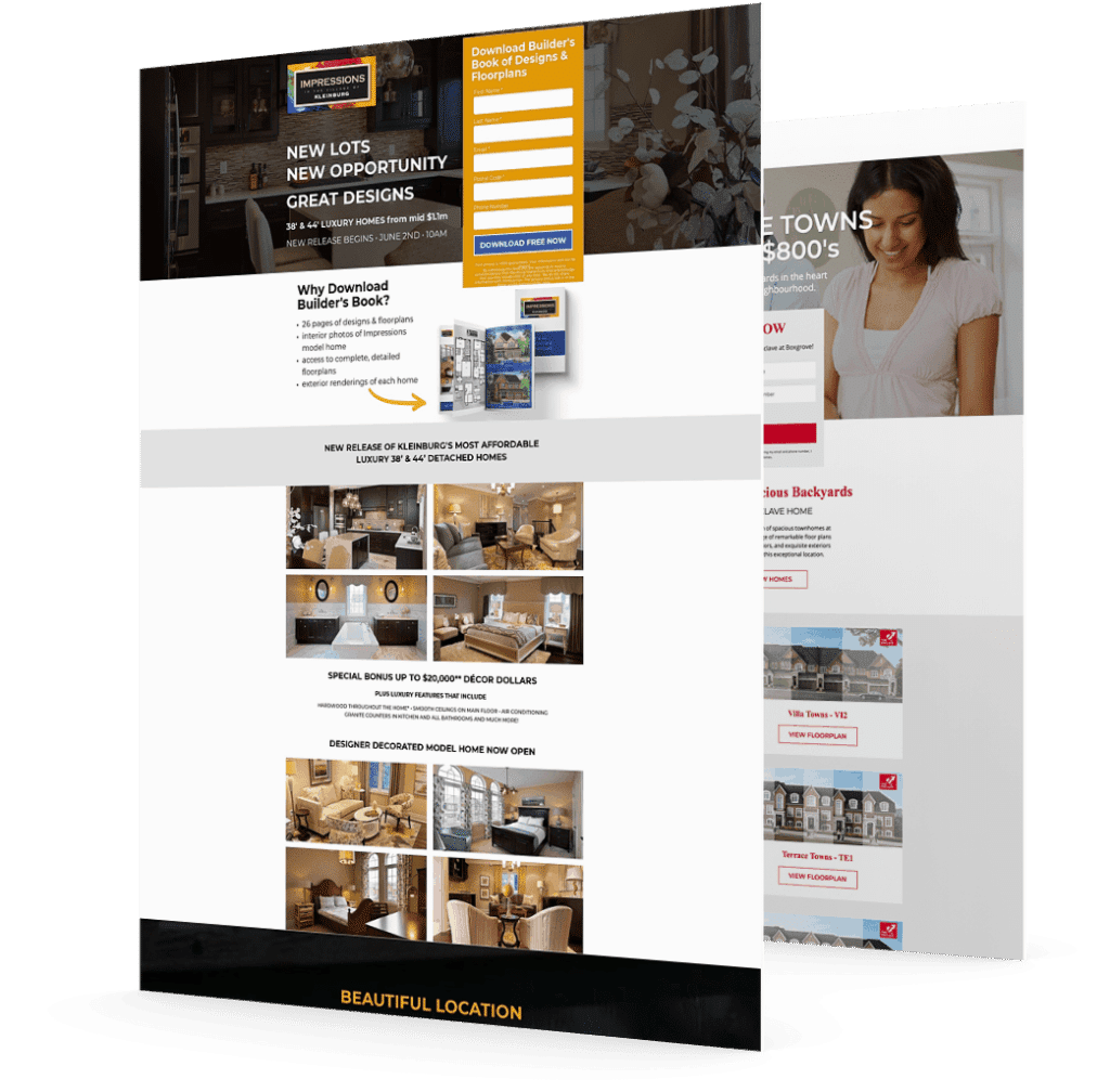 home builder campaigns