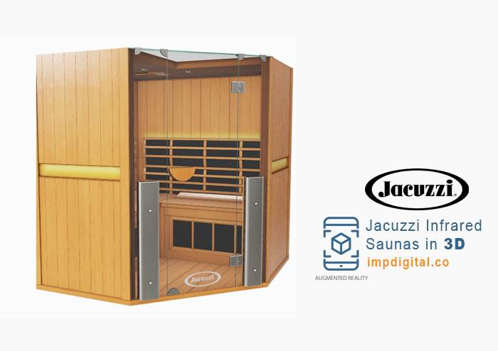 Jacuzzi Infrared Saunas in 3D by IMP Digital - Ontario #1 Hot Tubs & Spas Websites Developers