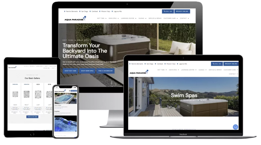 imp website design aquaparadise