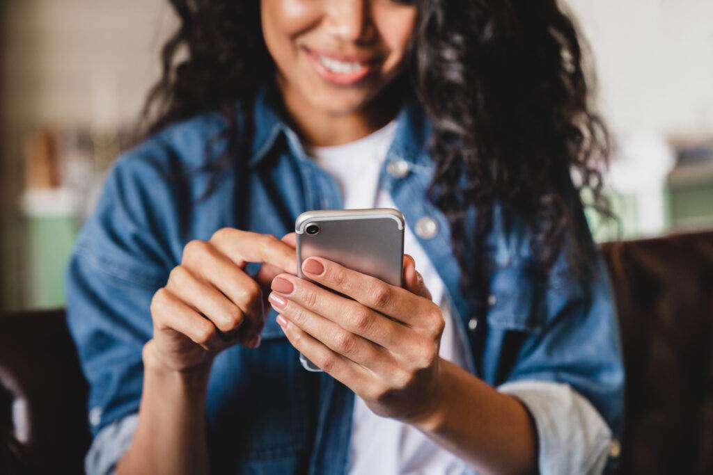 Woman on mobile phone
